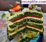 снимка 5 към рецепта Спаначена торта с маскарпоне и ягоди
