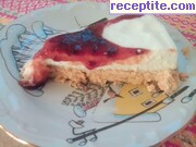 снимка 1 към рецепта Лек чийзкейк с кисело мляко и агар агар
