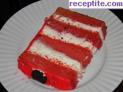 снимка 45 към рецепта Торта Червено кадифе