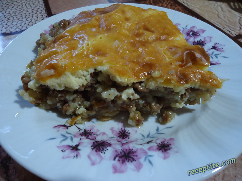 Снимки към Мусака от тиквички, ориз и кайма