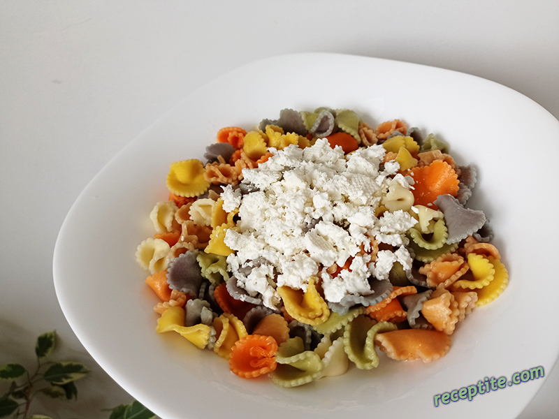 Снимки към Макарони със сирене и захар *Закуска*