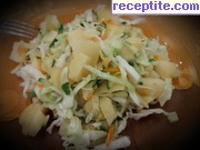 Картофена салата с китайско зеле