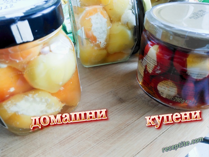 Снимки към Пикантни малки камби, чушки със сирене