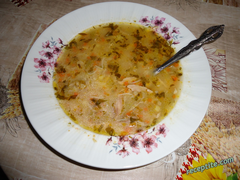 Снимки към Пилешка супа Мими