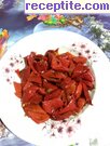 снимка 2 към рецепта Парена туршия с червени чушки