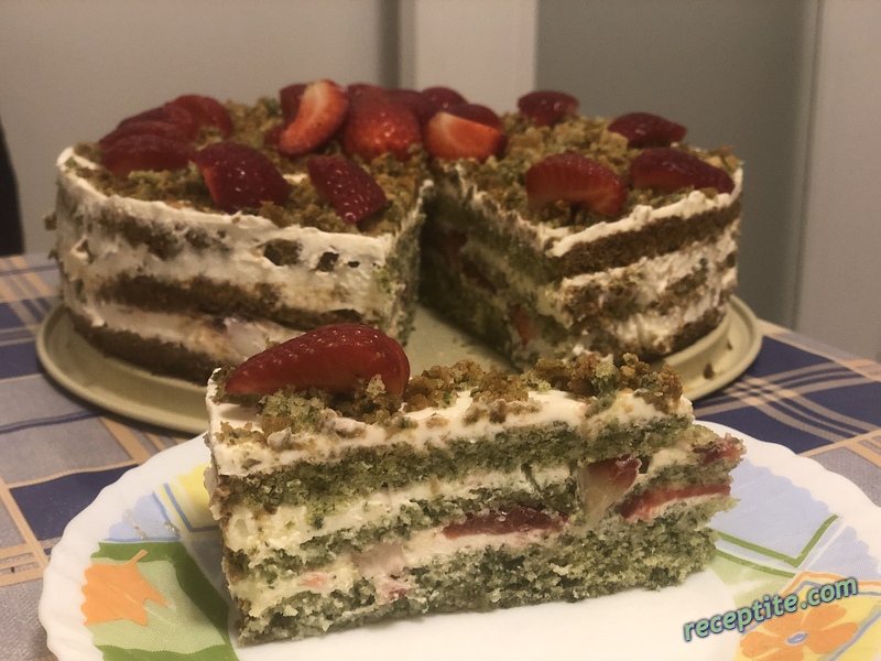 Снимки към Спаначена торта