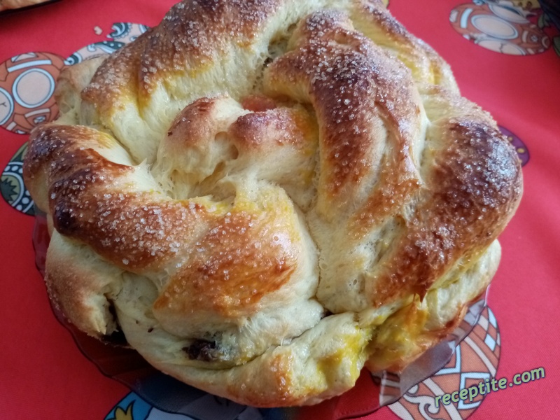 Снимки към Козунак-руло