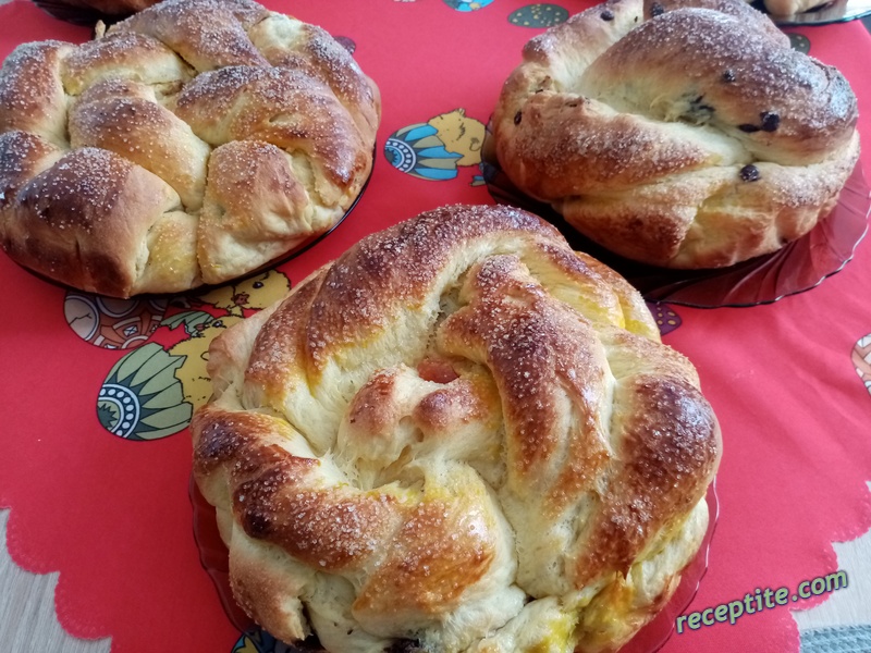 Снимки към Козунак-руло