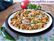 снимка 3 към рецепта Арпа фиде със зеленчуци -постно и с пилешко месо
