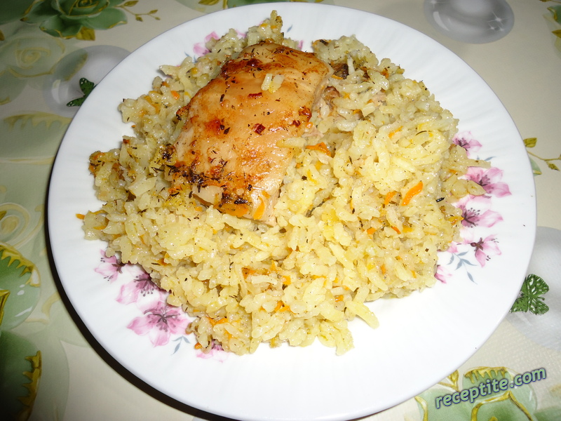 Снимки към Свинско с ориз на фурна
