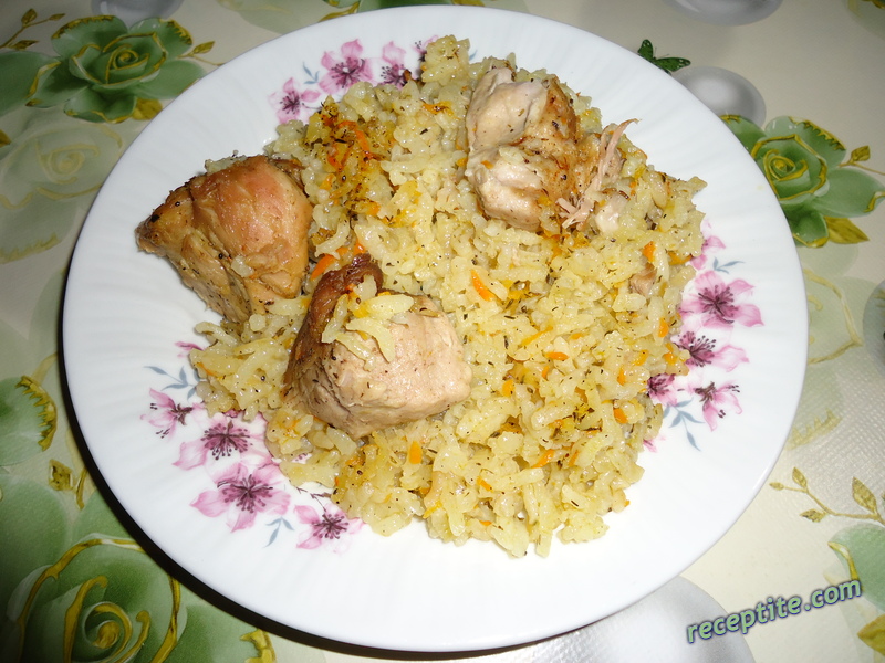 Снимки към Свинско с ориз на фурна