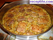 снимка 5 към рецепта Свинско с ориз на фурна