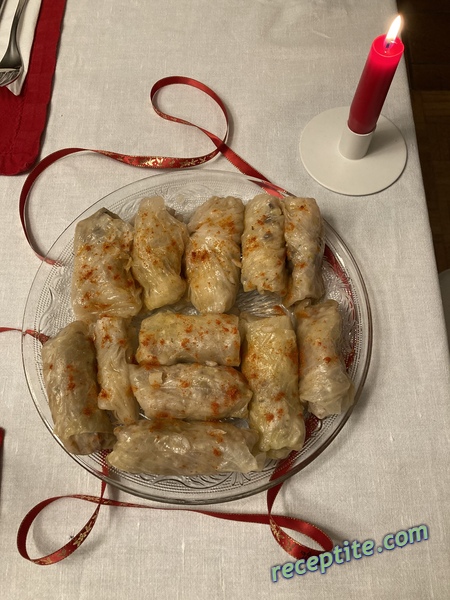 Снимки към Постни сарми с гъби