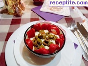 снимка 3 към рецепта Разбита рикота с маслини и печени червени чушки