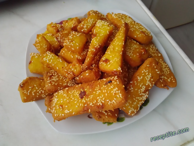 Снимки към Пържени царевични пръчици
