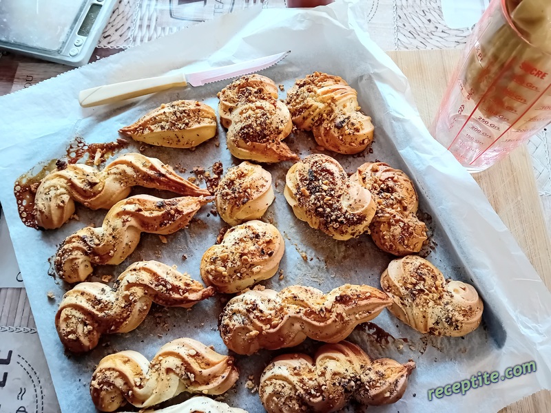 Снимки към Орехови курабии