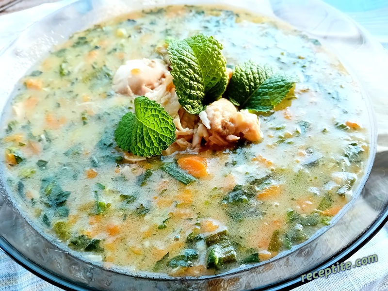 Снимки към Пиле каша с коприва