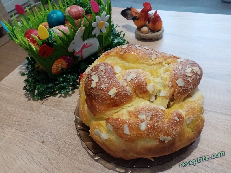 Снимки към Козунак-руло