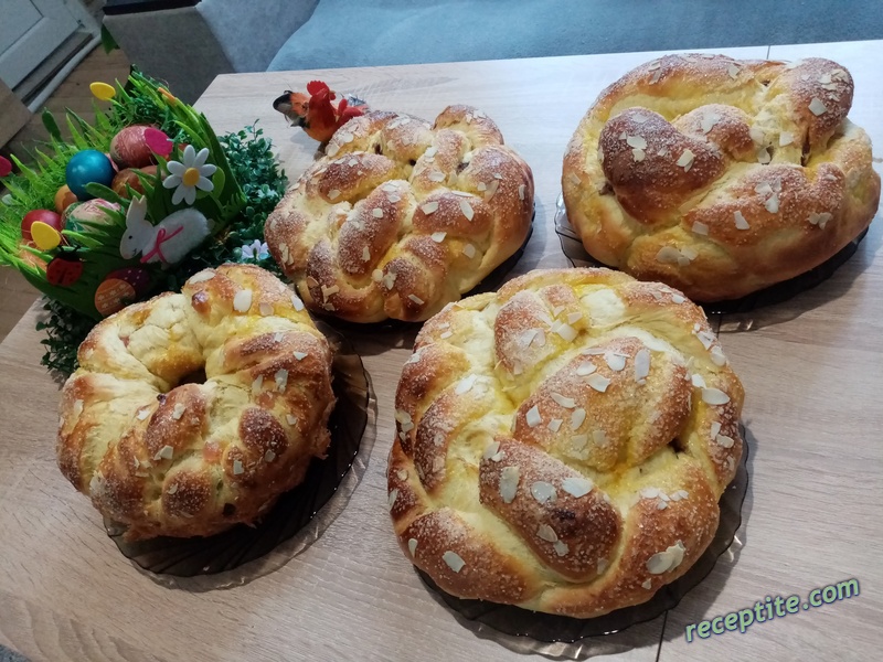 Снимки към Козунак-руло