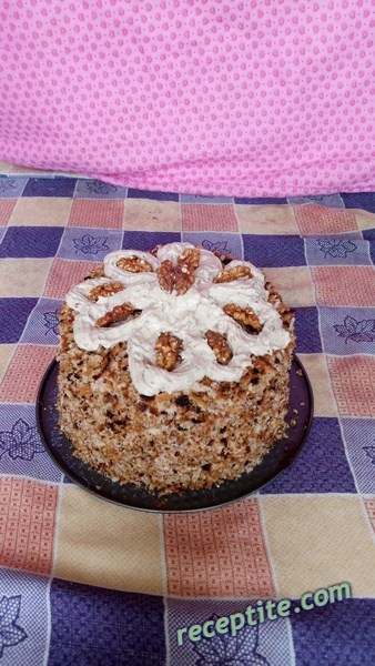Снимки към Класическа орехова торта