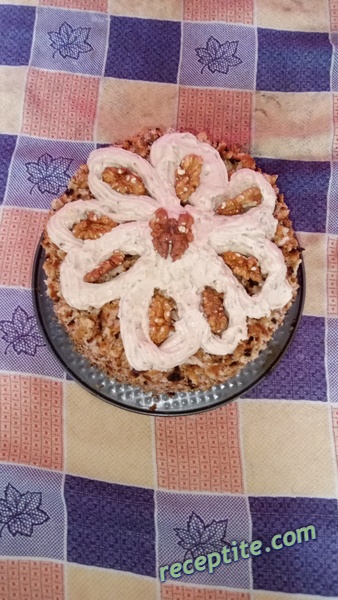 Снимки към Класическа орехова торта