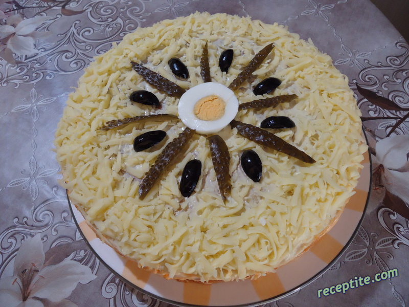 Снимки към Солена палачинкова торта