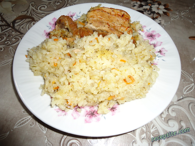 Снимки към Свинско с ориз на фурна