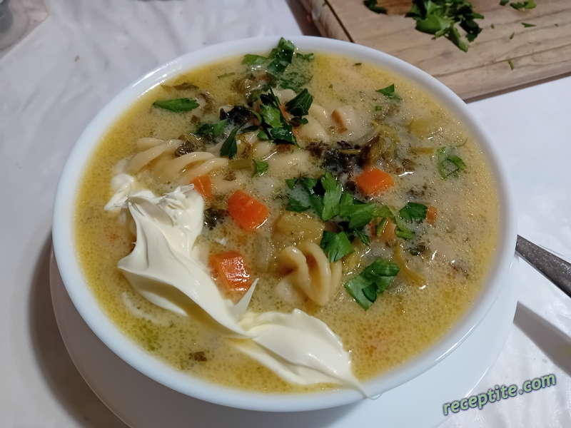 Снимки към Чорба от коприва с ориз