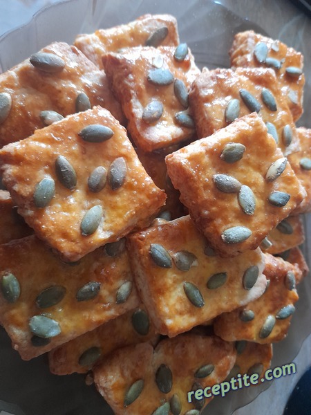 Снимки към Соленки с крема сирене без яйца