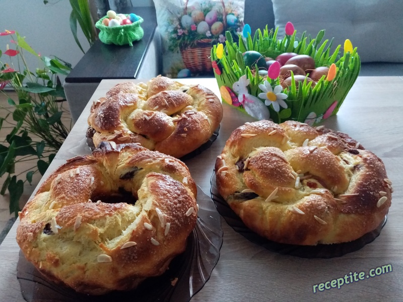 Снимки към Козунак-руло