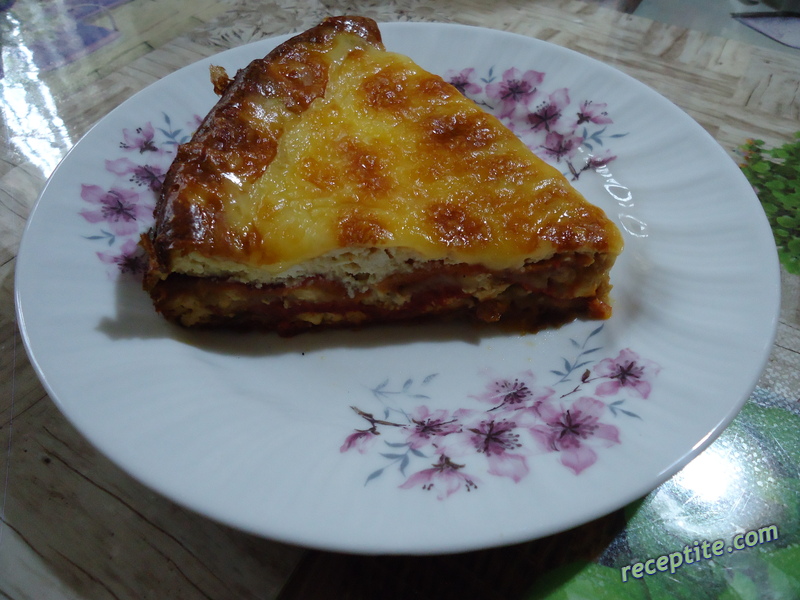 Снимки към *Мързеливи* чушки бюрек
