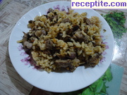 снимка 5 към рецепта Воденички с гъби и ориз на фурна