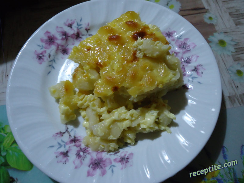 Снимки към Макарони на фурна с яйца и захар