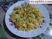 снимка 16 към рецепта Салата от прясно зеле и моркови