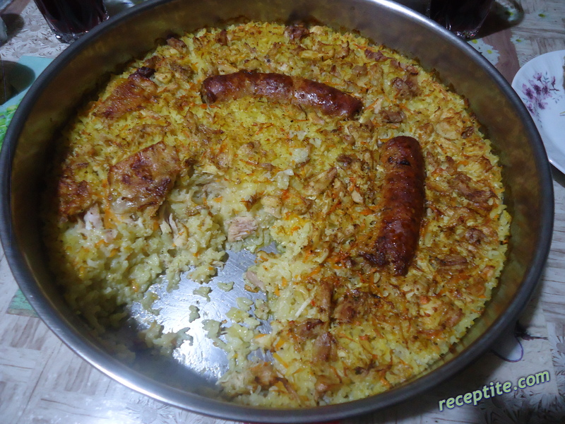 Снимки към Пиле с ориз на фурна