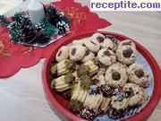 снимка 3 към рецепта Меки коледни масленки със сладко от боровинки