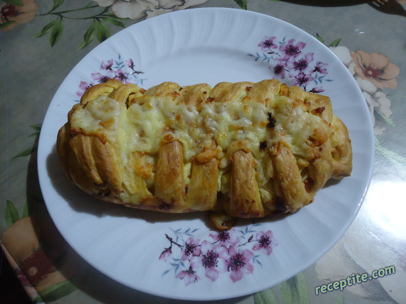 Снимки към Бутерки с колбас и кашкавал