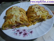 Бутерки с колбас и кашкавал