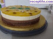 снимка 1 към рецепта Торта *ТРИ ШОКОЛАДА* - Без печене