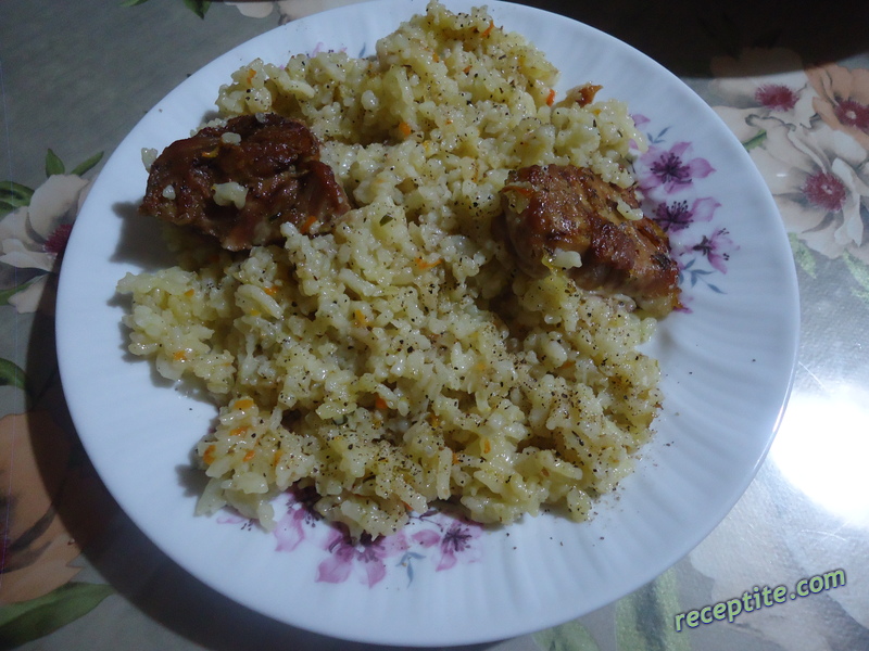 Снимки към Свинско с ориз на фурна