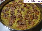 снимка 10 към рецепта Свинско с ориз на фурна