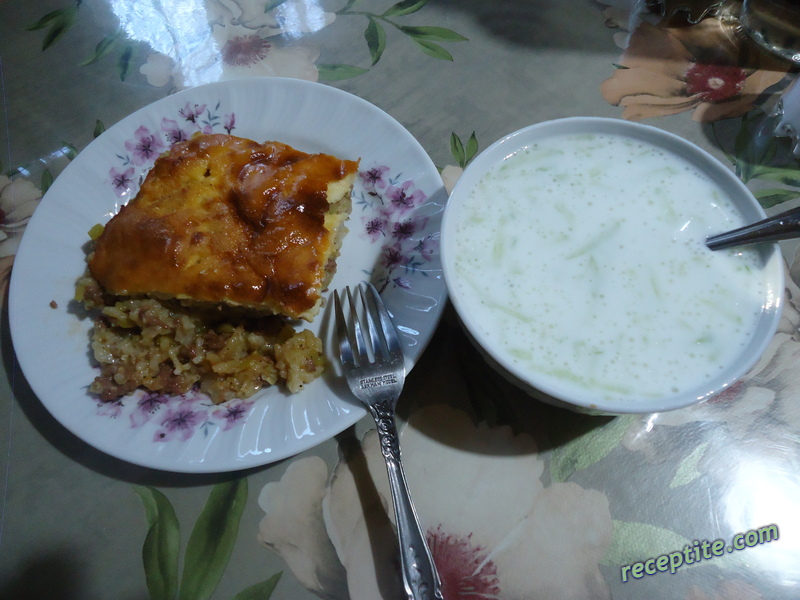 Снимки към Мусака от тиквички, ориз и кайма