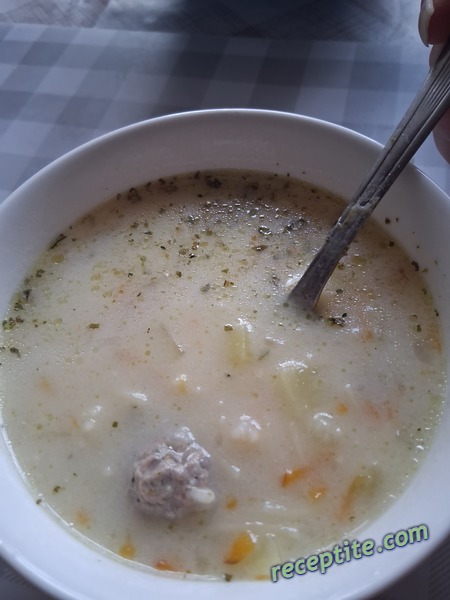 Снимки към Супа топчета със зеленчуци